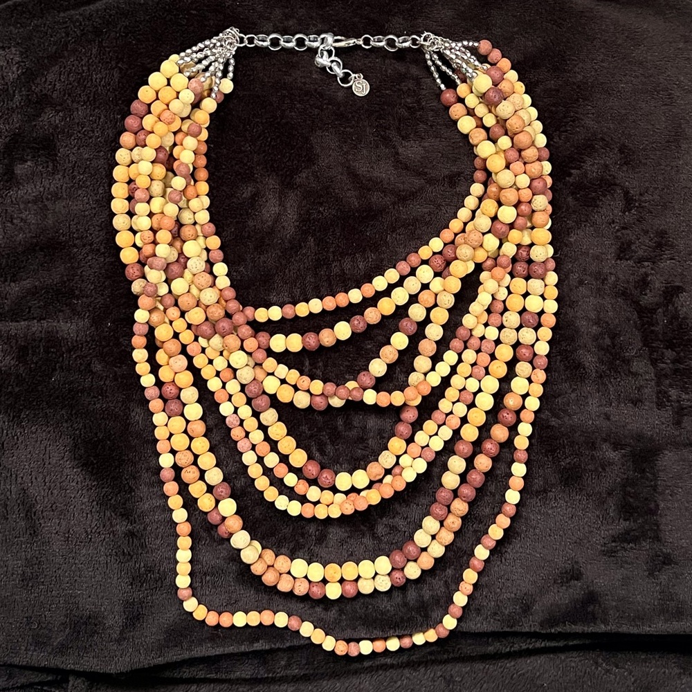 Vintage Sassy Jones Makemba Necklace and Earring Set